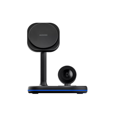 Microdia SNAPStation Pro 23W 3-in-1 MagSafe Magnetic Wireless Charging Station - Black