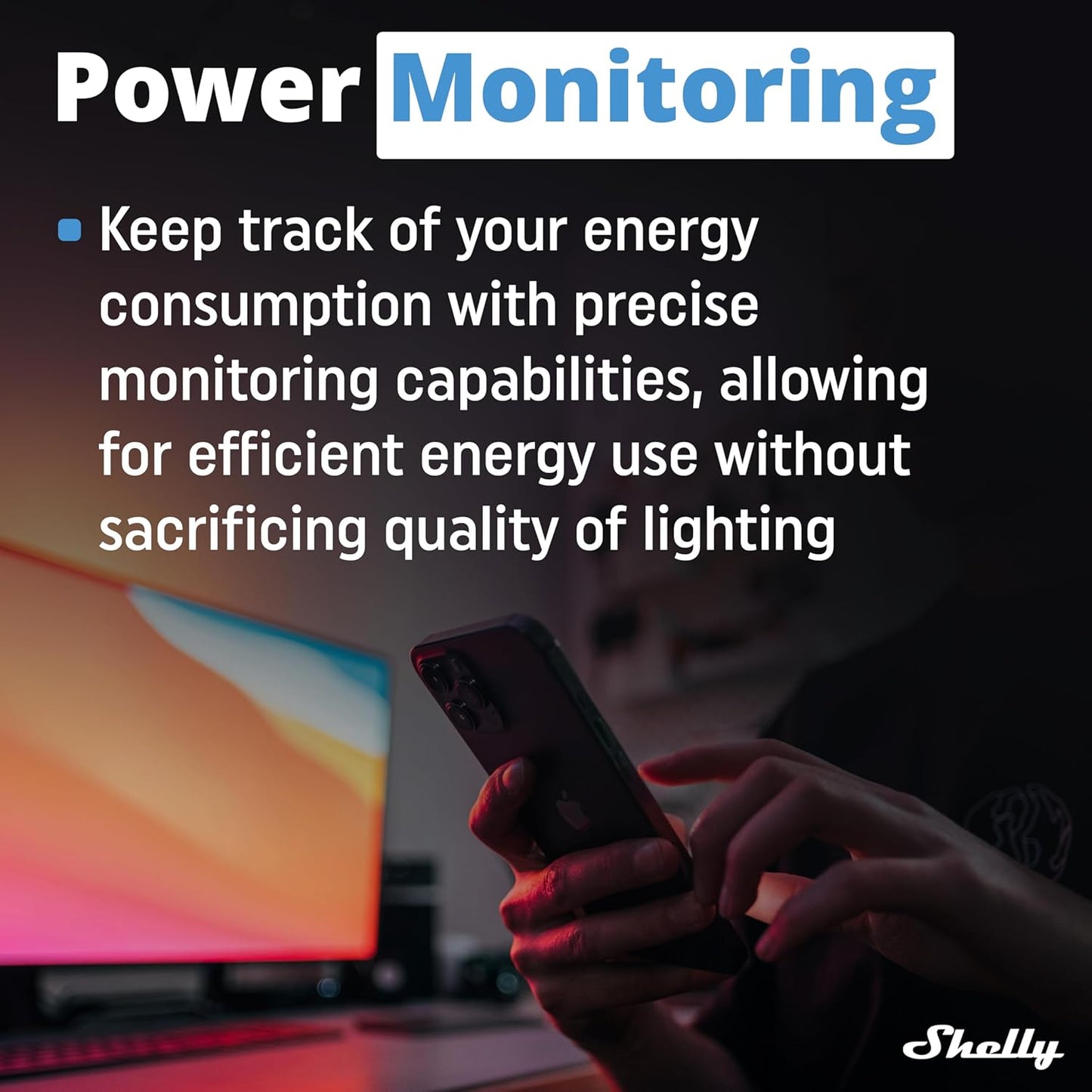 Shelly Plus RGBW PM WiFi Operated RGBW Controller for LED Strips