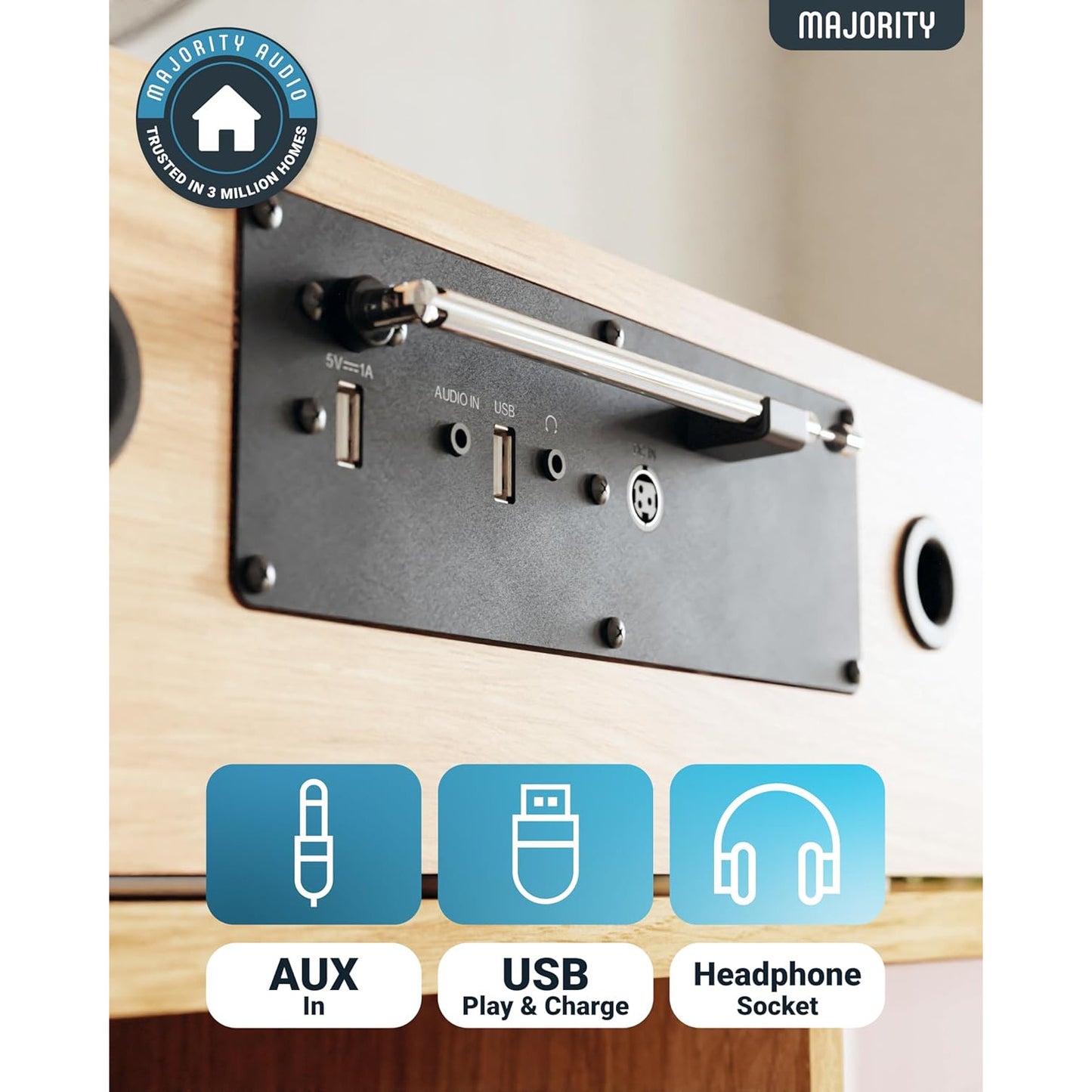 Majority Oakington DAB Radio CD Player