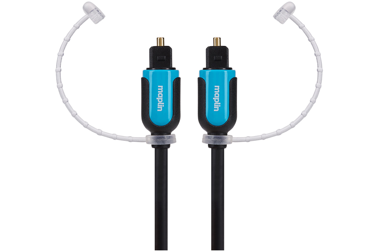 Maplin Optical Audio TOSlink Male to TOSlink Male Cable - Black, 10m - maplin.co.uk