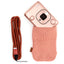 Fujifilm Instax Mini Liplay Accessory Kit with Neck Strap & Knitted Pouch - Blush Gold - maplin.co.uk