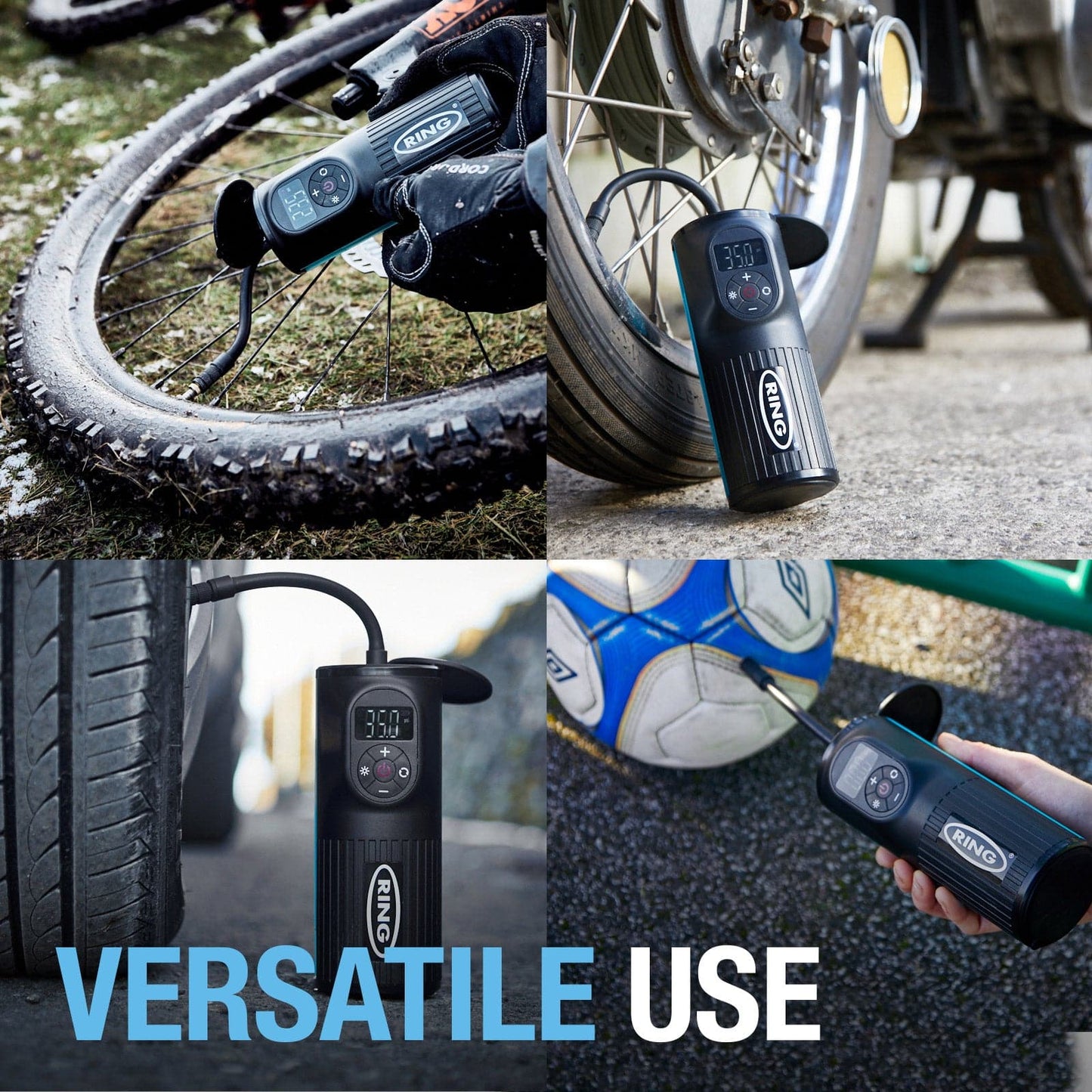 Ring Automotive Handheld Digital Tyre Inflator