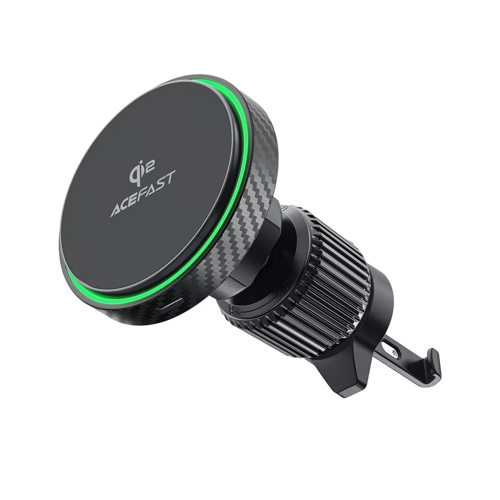 Acefast 15W Qi2 MagSafe Magnetic Charging Car Vent Holder - Black