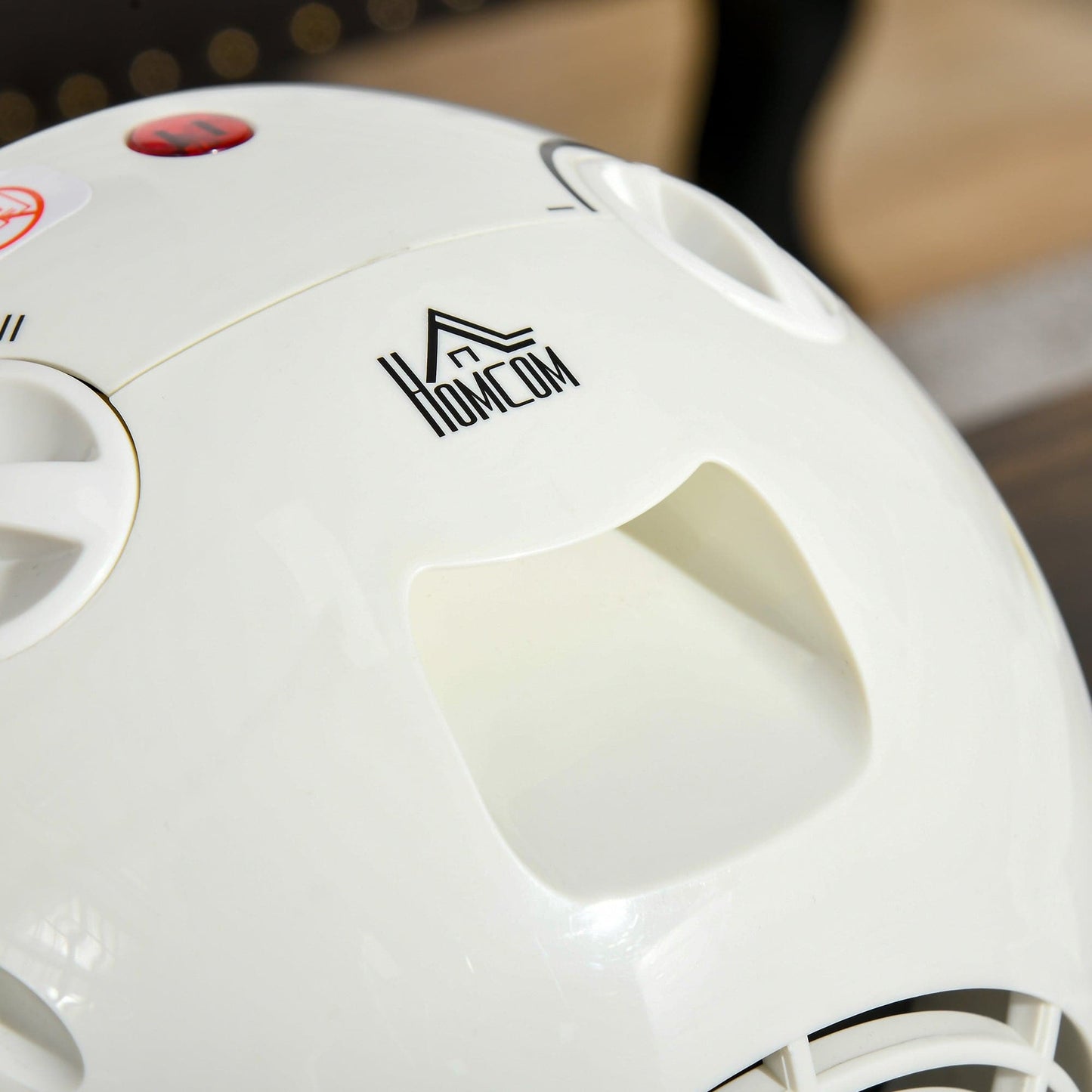 HOMCOM Small Space Ceramic Heater with 3 Heating Modes & Adjustable Temperature - maplin.co.uk