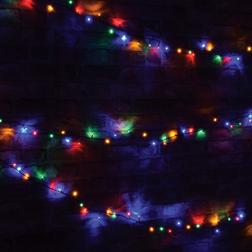 Lyyt Multi-Sequence LED Indoor/Sheltered Outdoor String Lights with 24-Hour Auto-Timer