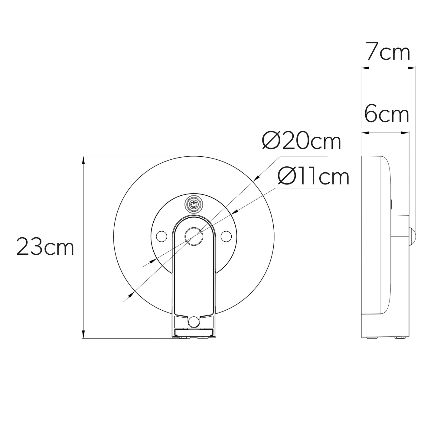 4lite Arundel Solar IP44 Die-Cast Aluminium LED Outdoor Wall Light with Built in PIR Motion Sensor