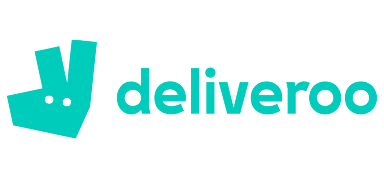 Deliveroo logo on a plain background