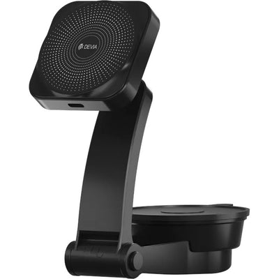 Devia 15W Wireless Charging MagSafe Universal Car Holder - Black