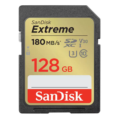 SanDisk 128GB Extreme SDXC Class 10 UHS-I Card 180 MB/s