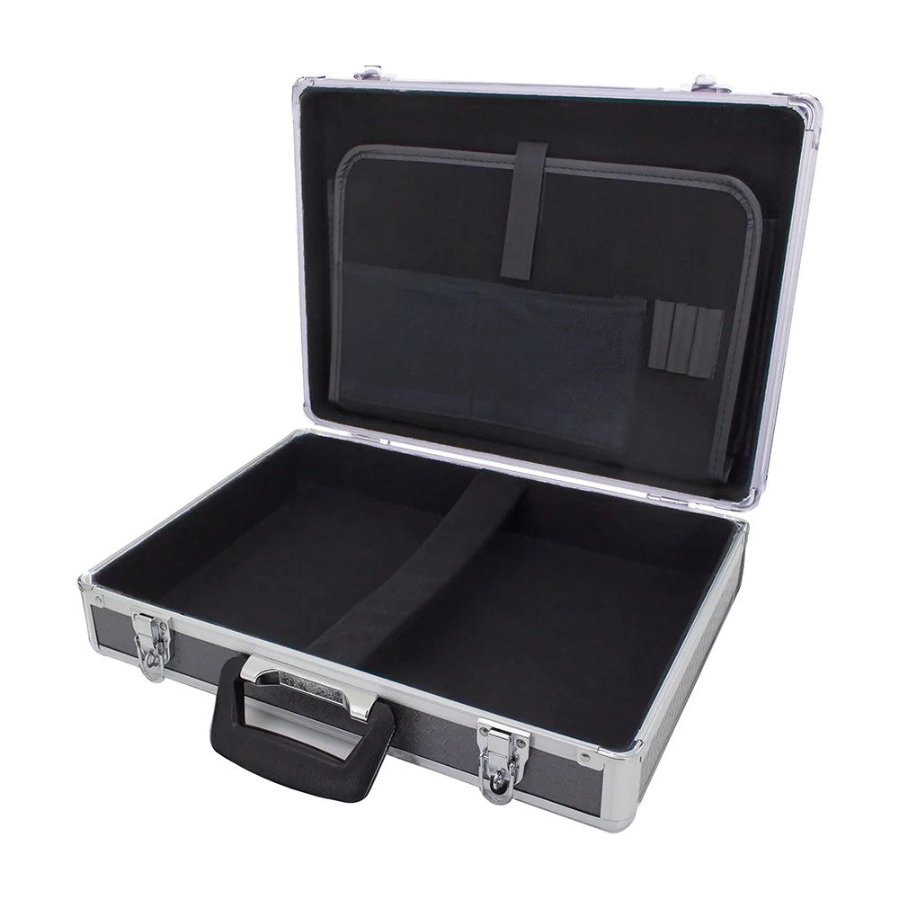 Maplin Plus Aluminium 115 x 440 x 320mm Laptop Flight Case - Grey