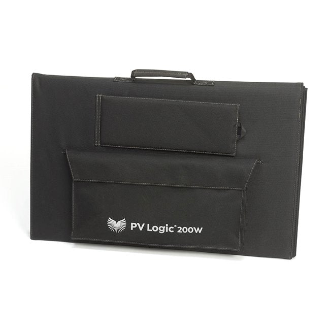 PV Logic 200W Fold Up Solar Panel with 20A Inline PWM Charge Controller