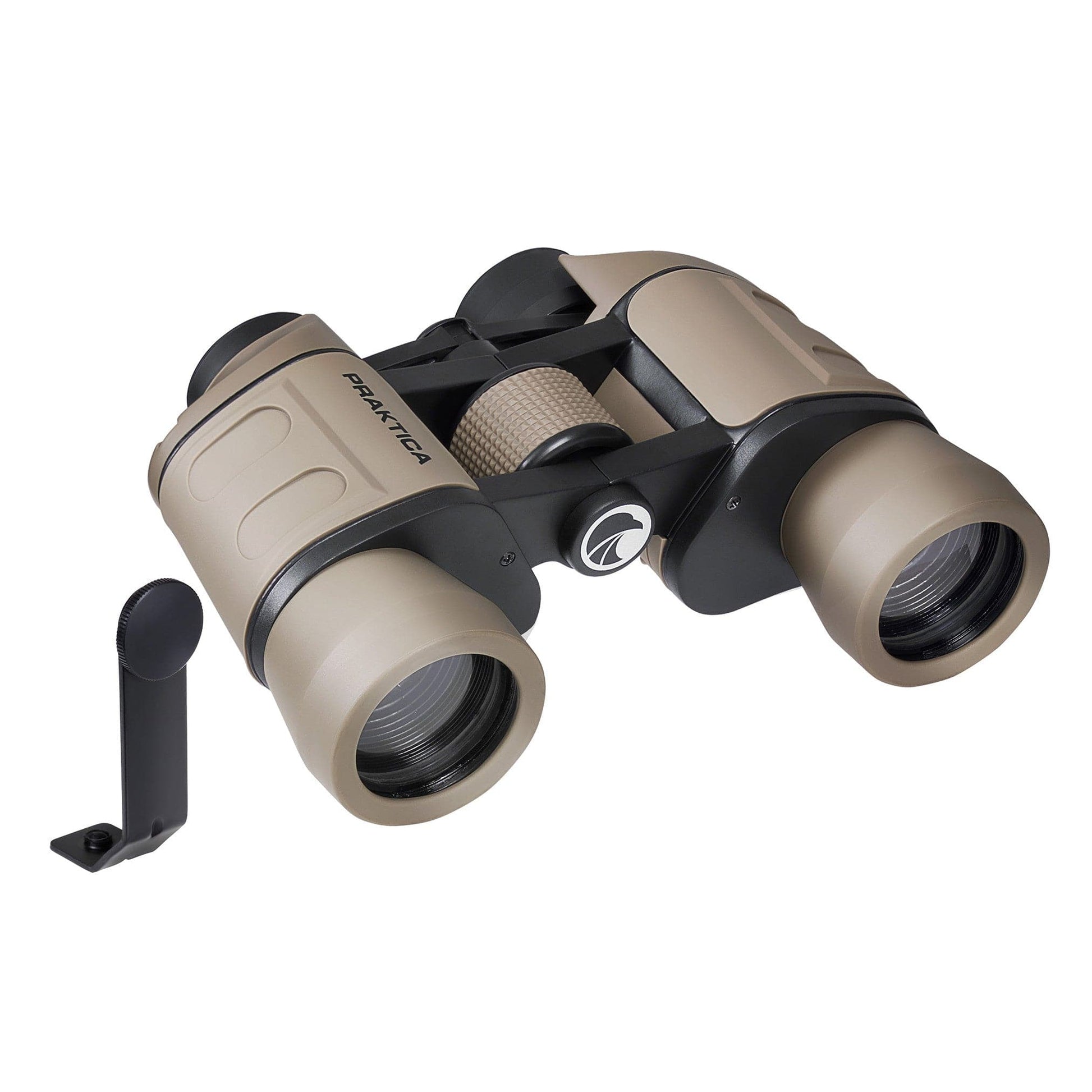 PRAKTICA Falcon 8x40mm Wide Angle Porro Prism Field Binoculars - Sand Binoculars + Tripod Mount
