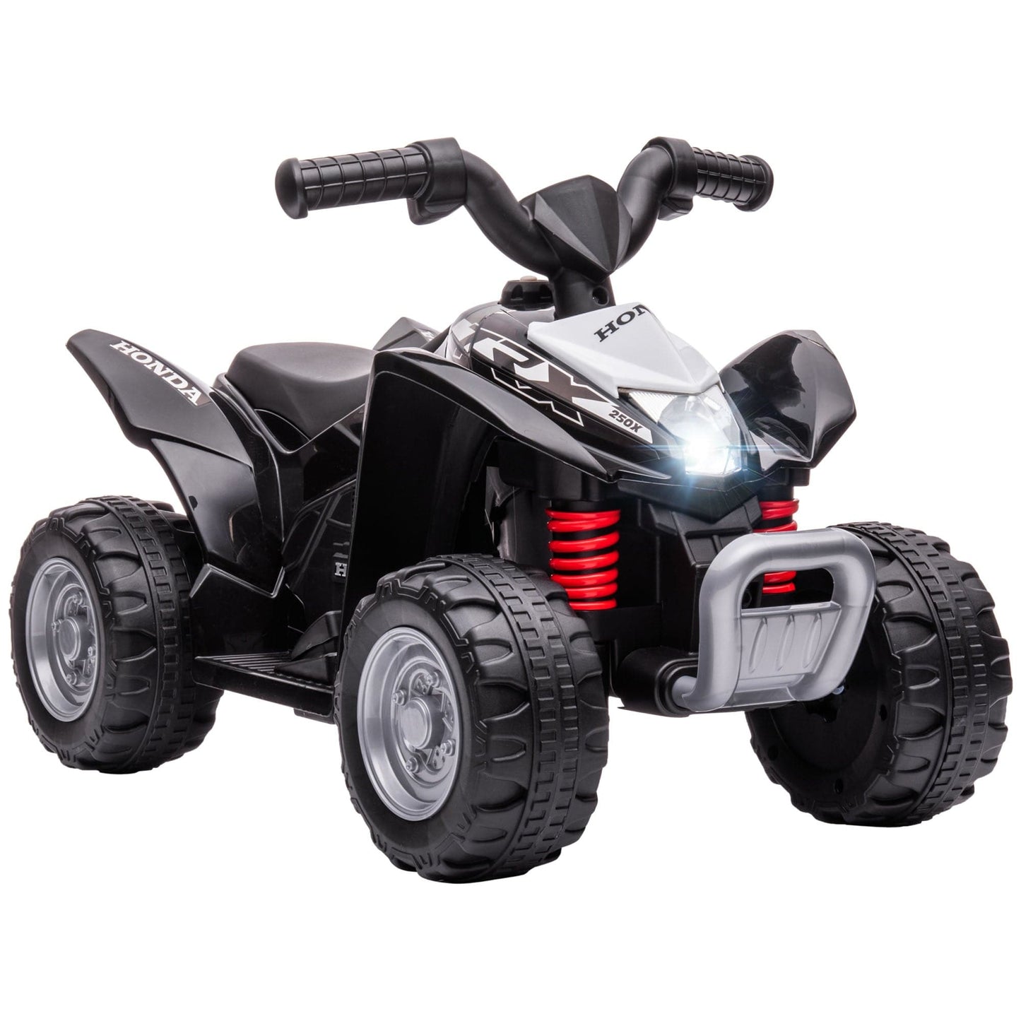 Maplin Plus AIYAPLAY Honda Licensed 6V Electric Ride On Kids Toy ATV Quad Bike with LED Lights & Horn for 1.5-3 Years