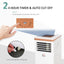 Maplin Plus 10000 BTU 4-in-1 Portable Air Conditioner - White - maplin.co.uk