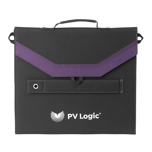 PV Logic 120W Fold Up Solar Panel with 10A Inline PWM Charge Controller