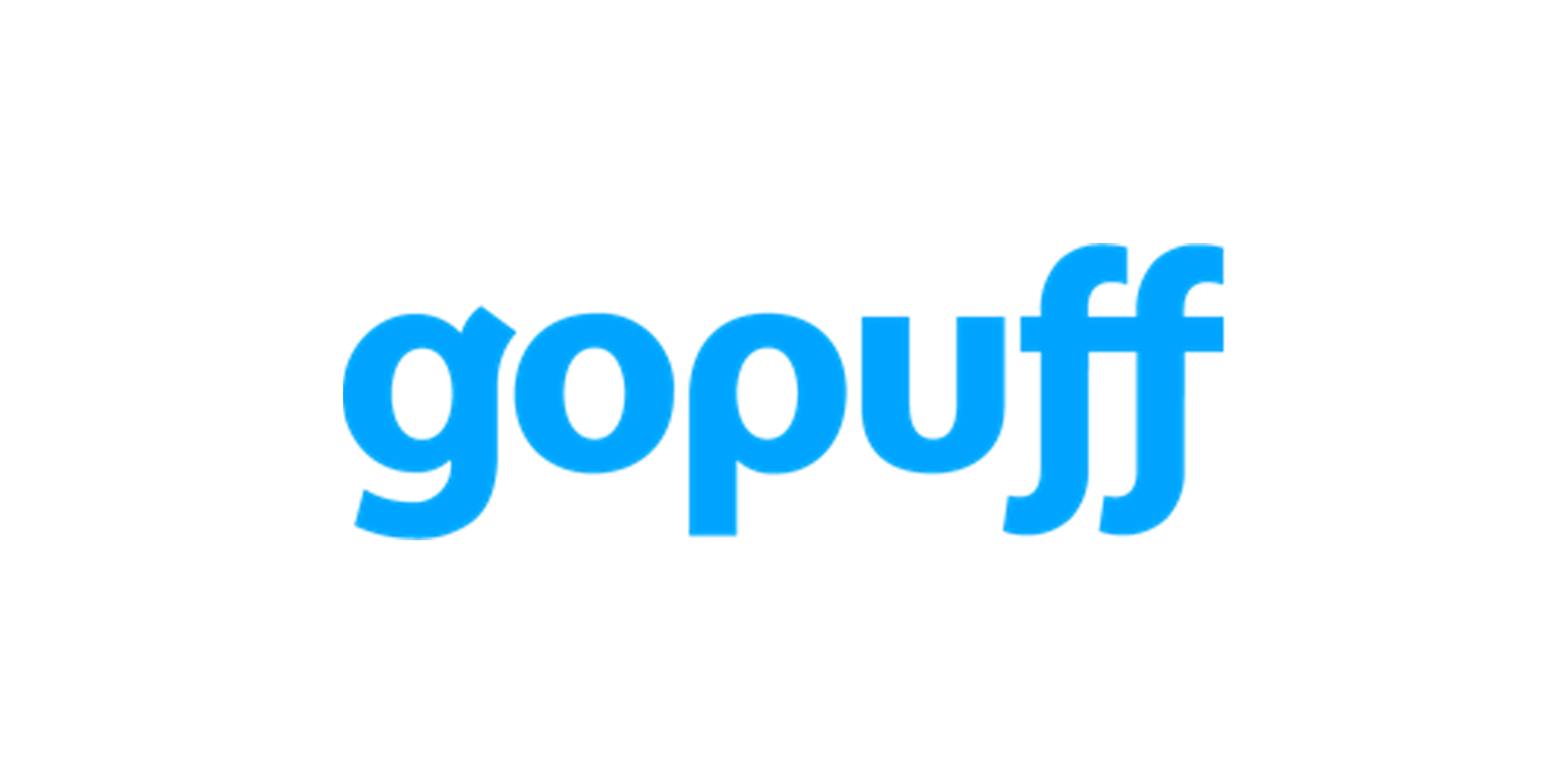 Gopuff logo on a plain background