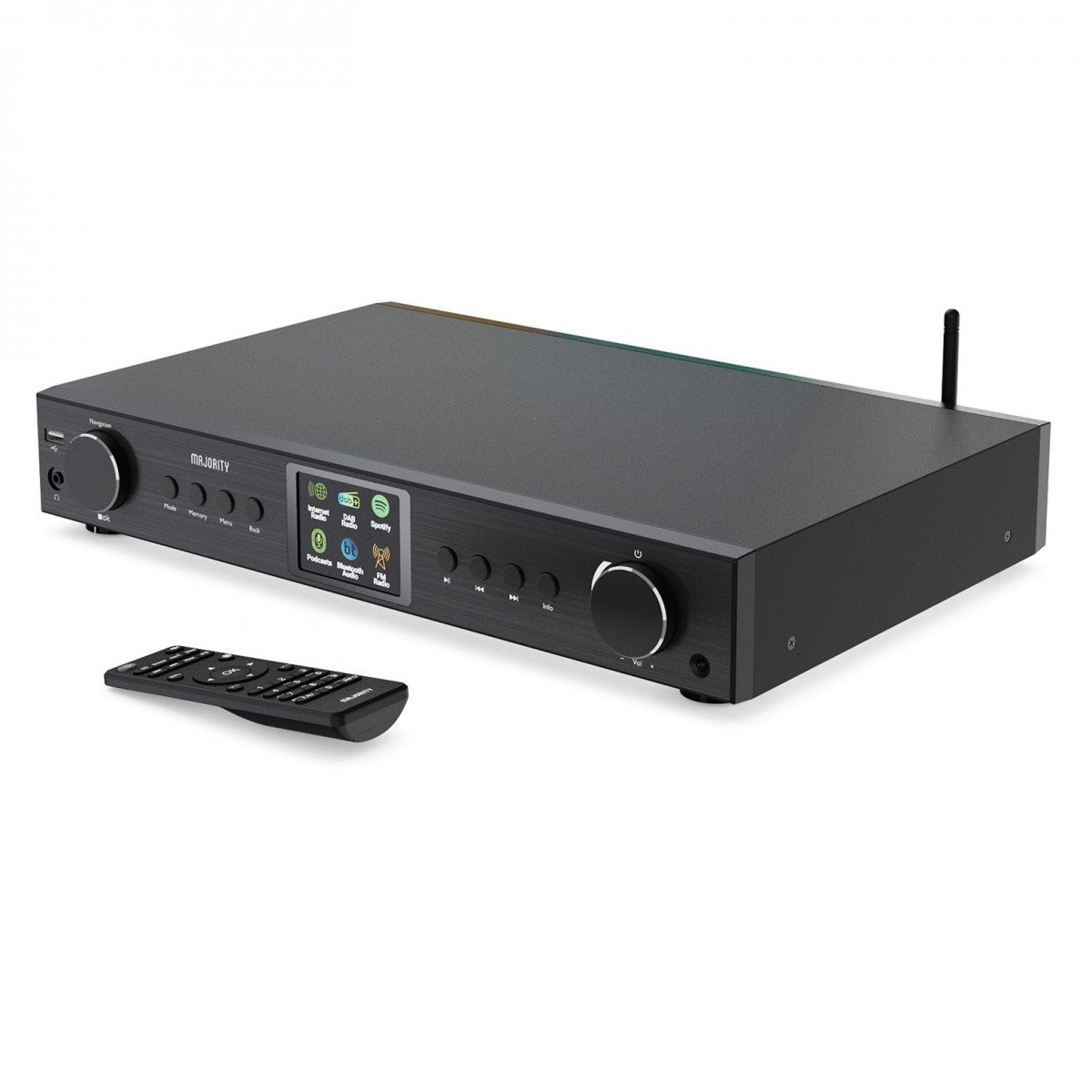 Majority Fitzwilliam 2 Internet Radio Tuner Black