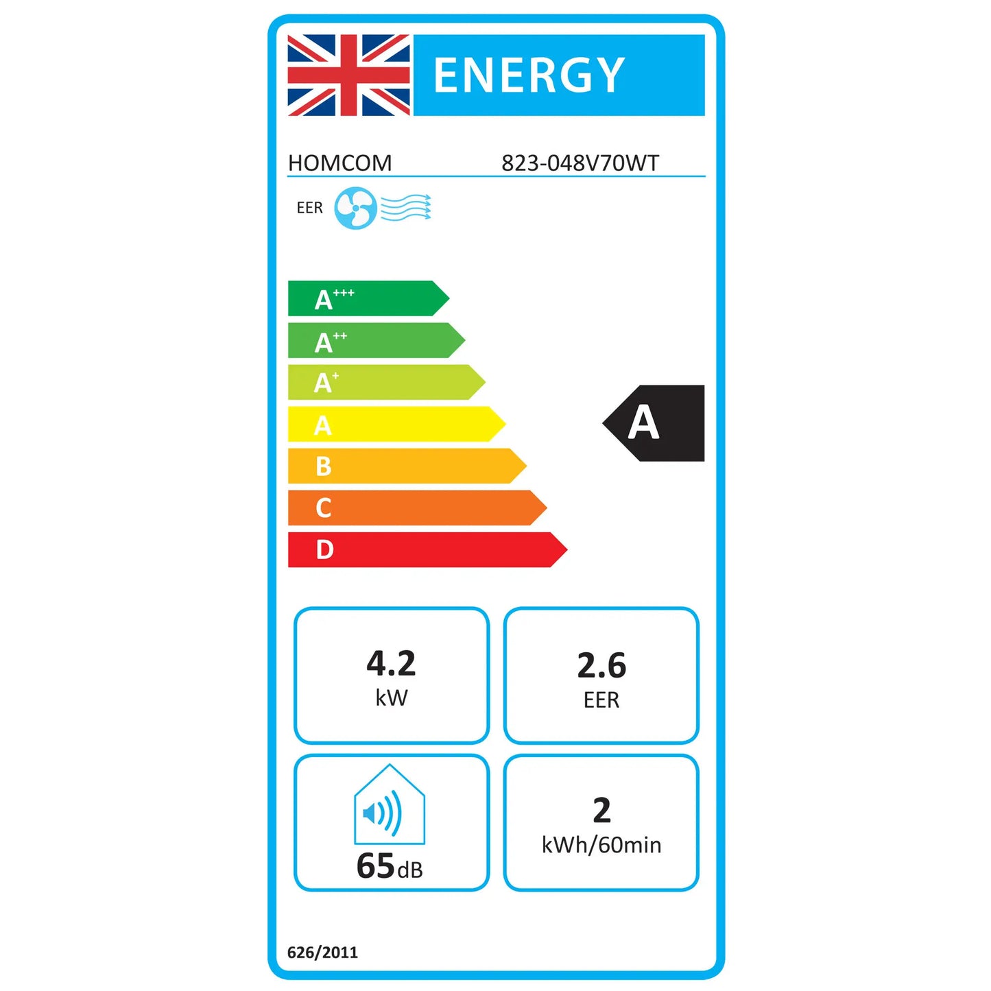 Maplin Plus 4-in-1 14000 BTU Smart Portable Air Conditioner - White