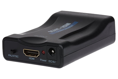 Maplin SCART to HDMI Adapter - Black