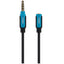 Maplin 3.5mm Aux Stereo 4-Pole Jack Plug to 3.5mm Female Jack Extension Cable - Black, 3m - maplin.co.uk