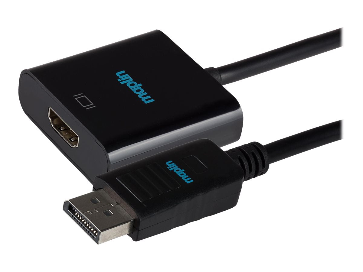 Maplin DisplayPort to HDMI Female Adapter - Black, 23cm - maplin.co.uk