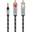 Maplin Pro 3.5mm Aux Stereo 3-Pole Jack Plug to Twin RCA Phono Braided Cable - Black, 5m - maplin.co.uk