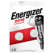 Energizer CR2016 3V Lithium Coin Cell Battery - Pack of 8