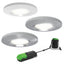 4lite IP65 3000K/4000K/6000K Dimmable LED Fire-Rated Downlight with 3 Colour Bezels - maplin.co.uk
