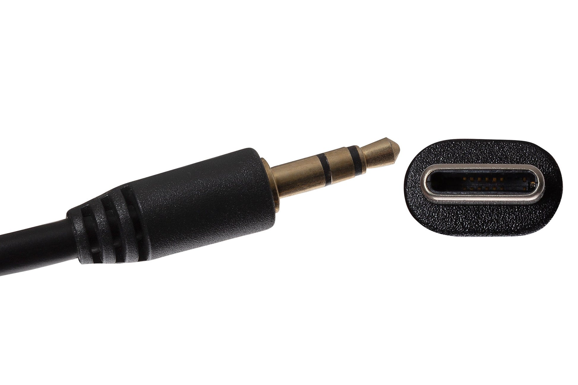 Maplin USB-C to 3.5mm Aux Stereo 3-Pole Jack Plug Cable - Black, 2m - maplin.co.uk