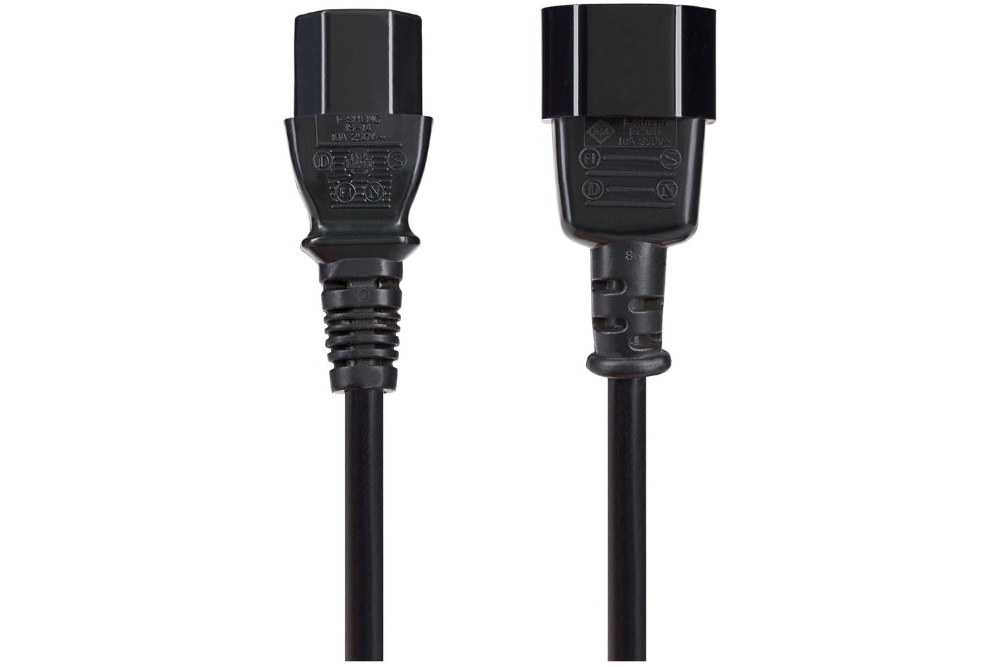 Maplin Power Lead IEC C14 Male Plug to C13 Female Extension Lead - 5m, Black - maplin.co.uk