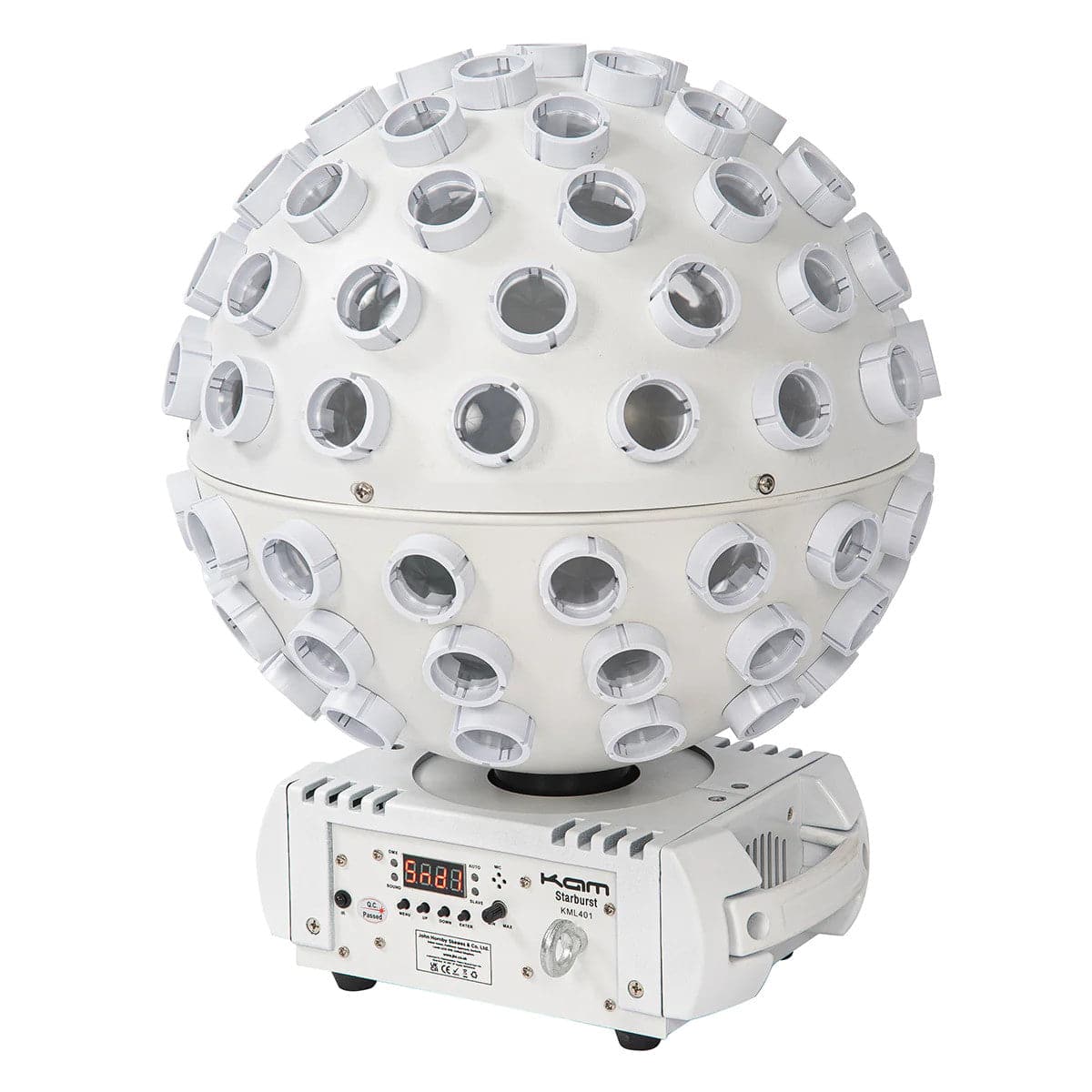 Kam Stratosphere Ghost Starburst LED Light Ball - White