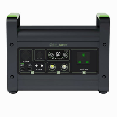 PPT Powerpack Pro 1000 Portable Power Station with 80W 12V Semi Flexible Solar Panel