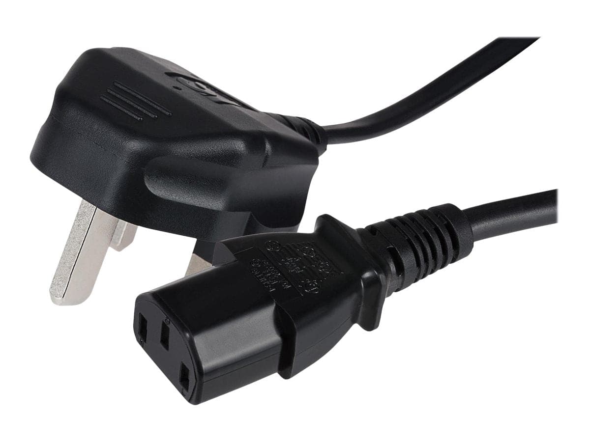 Maplin Power Lead IEC C13 Female Plug to UK 3 Pin Plug - 1.5m, 5 Amp Fuse - maplin.co.uk