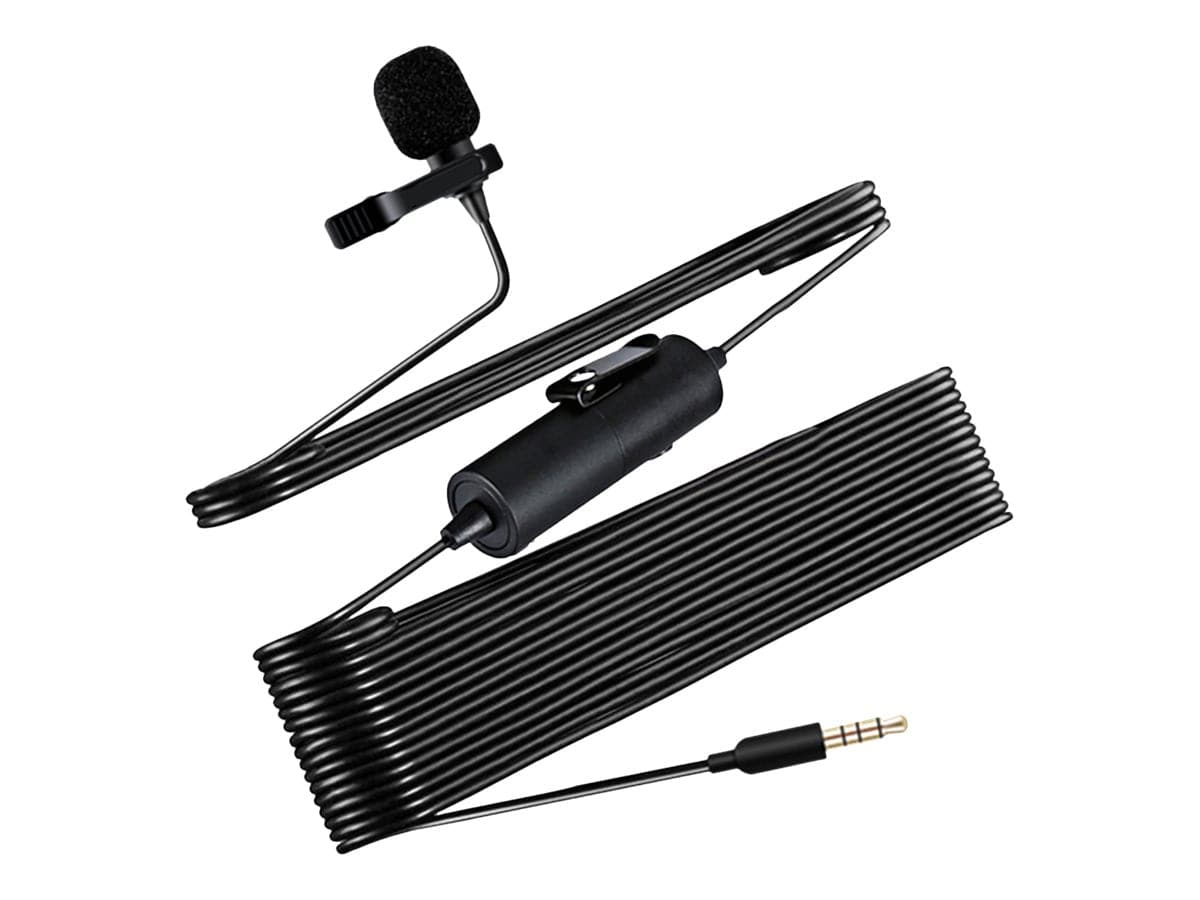 Maono Electret Condenser Omnidirectional Lavalier Microphone with 6m Cable - maplin.co.uk