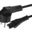 Maplin IEC C5 3pin Plug Female to EU Schuko Plug Power Supply Cable - 2m - maplin.co.uk