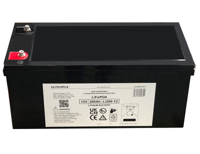 Maplin Plus 12V 200Ah Lithium Iron Phosphate LiFePO4 Battery
