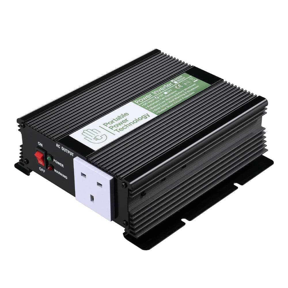 Portable Power Technology 600W 12V Modified Sinewave Power Inverter