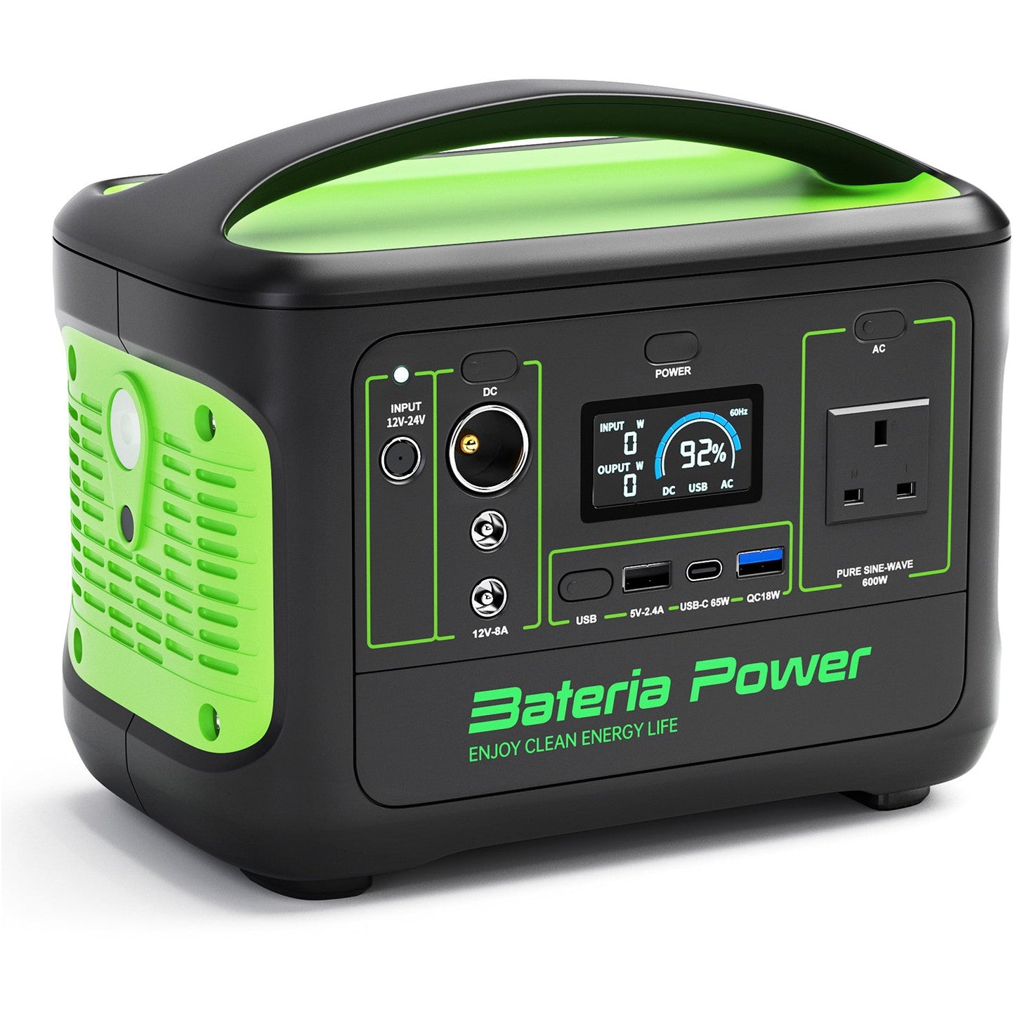 Maplin Bateria 568Wh 600W AC/DC Output Rechargeable Portable Power Station - maplin.co.uk