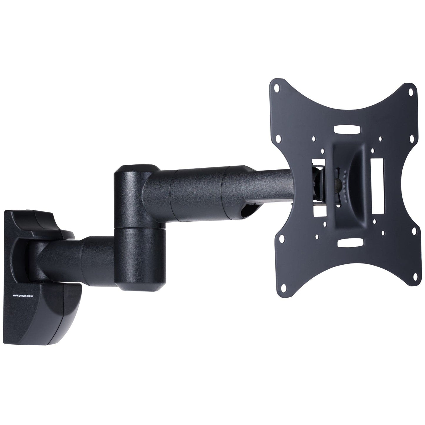 ProperAV TV Wall Bracket (23" - 43" / 30kg Capacity / VESA Max. 200x200) Black