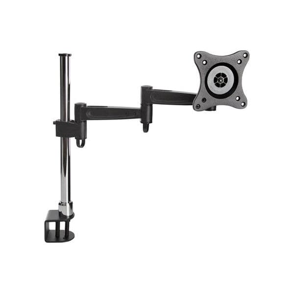 ProperAV 17" - 34" Swing Arm Short Desk Clamp PC Monitor Mount (VESA Max. 100x100)