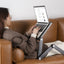 ProperAV Sit or Stand Up Laptop Workstation with Mouse Pad Side Mount - Black - maplin.co.uk