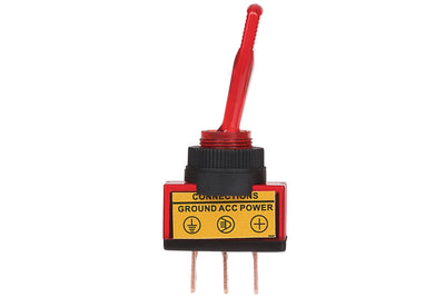 Maplin Illuminated Toggle Switch - Red