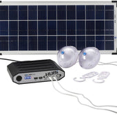 Hubi Go 10K 10Ah / 20W Solar Panel & 2x LUMI Lights Kit - maplin.co.uk