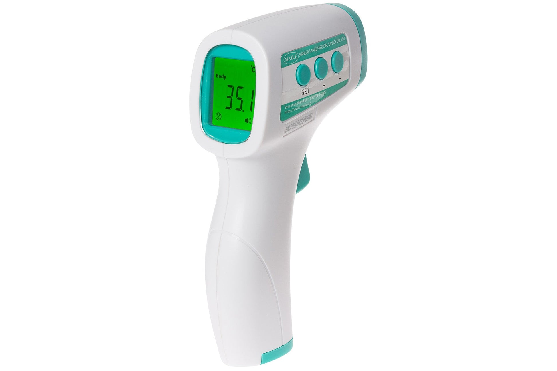 Maile Infrared Forehead Thermometer LCD Display Certified - maplin.co.uk