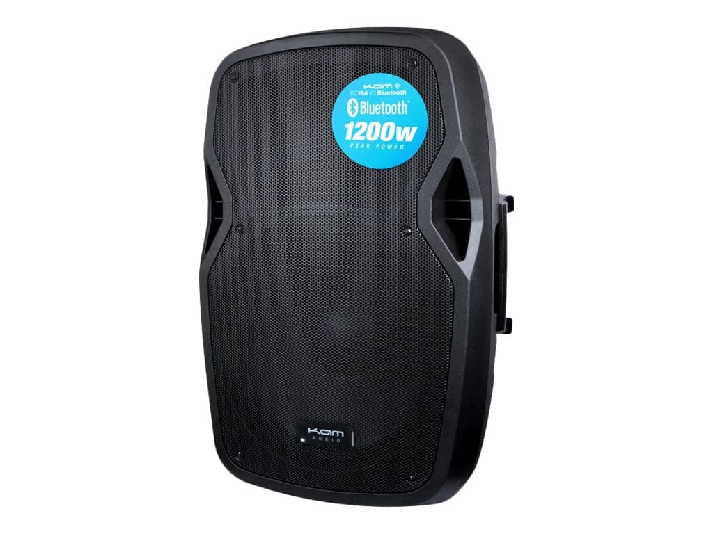 Kam 15" 300W RMS / 1200W Peak Bluetooth Active Speaker with Speaker Stand