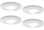 4lite IP65 3000K Dimmable LED Fire-Rated Downlight - Matte White - maplin.co.uk