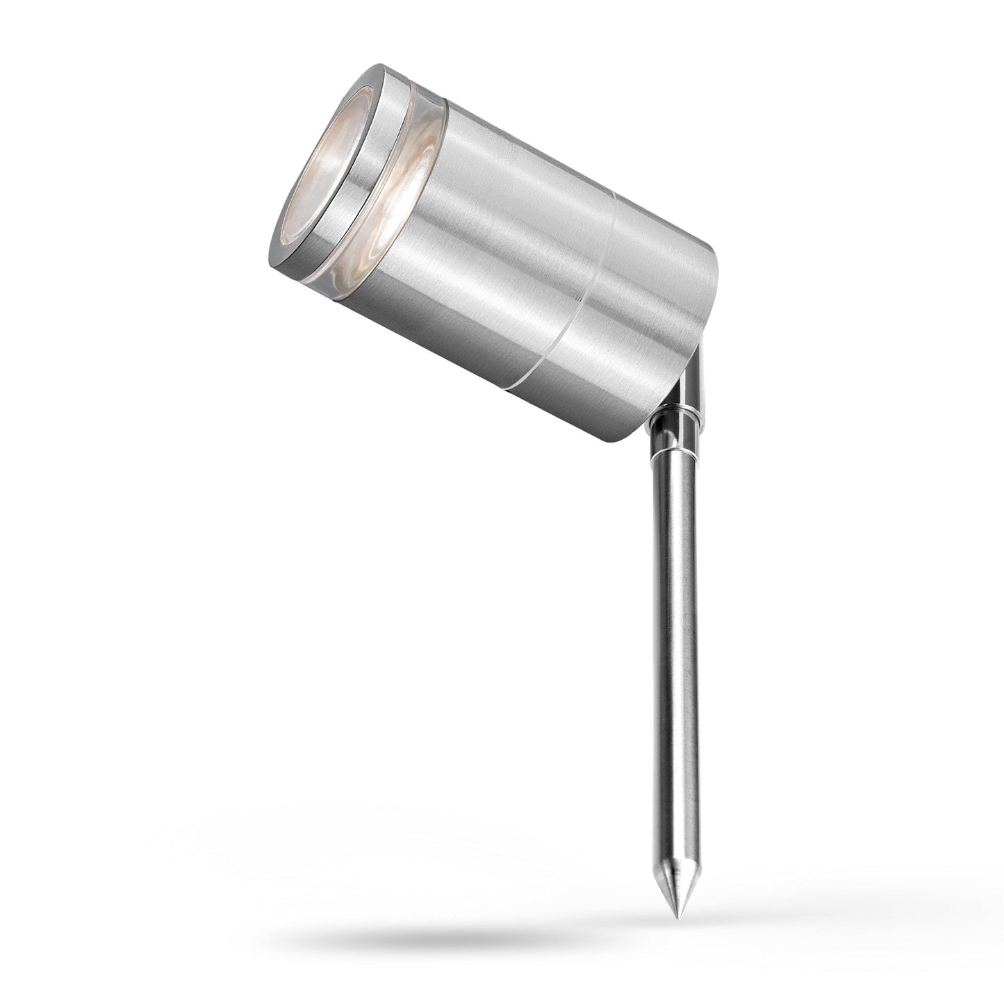 4lite Marinus GU10 Outdoor Garden Spike Light - Stainless Steel Single