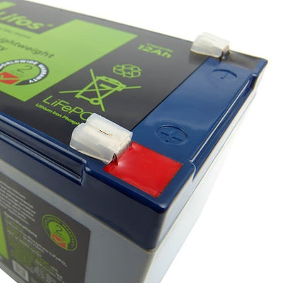 Lifos Go 12V 12Ah Lithium Iron Phosphate LiFePO4 Battery
