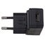 Maplin 1-Port USB-A EU Wall Charger 5V 1 Amp 100-240V Travel Adapter - Black - maplin.co.uk