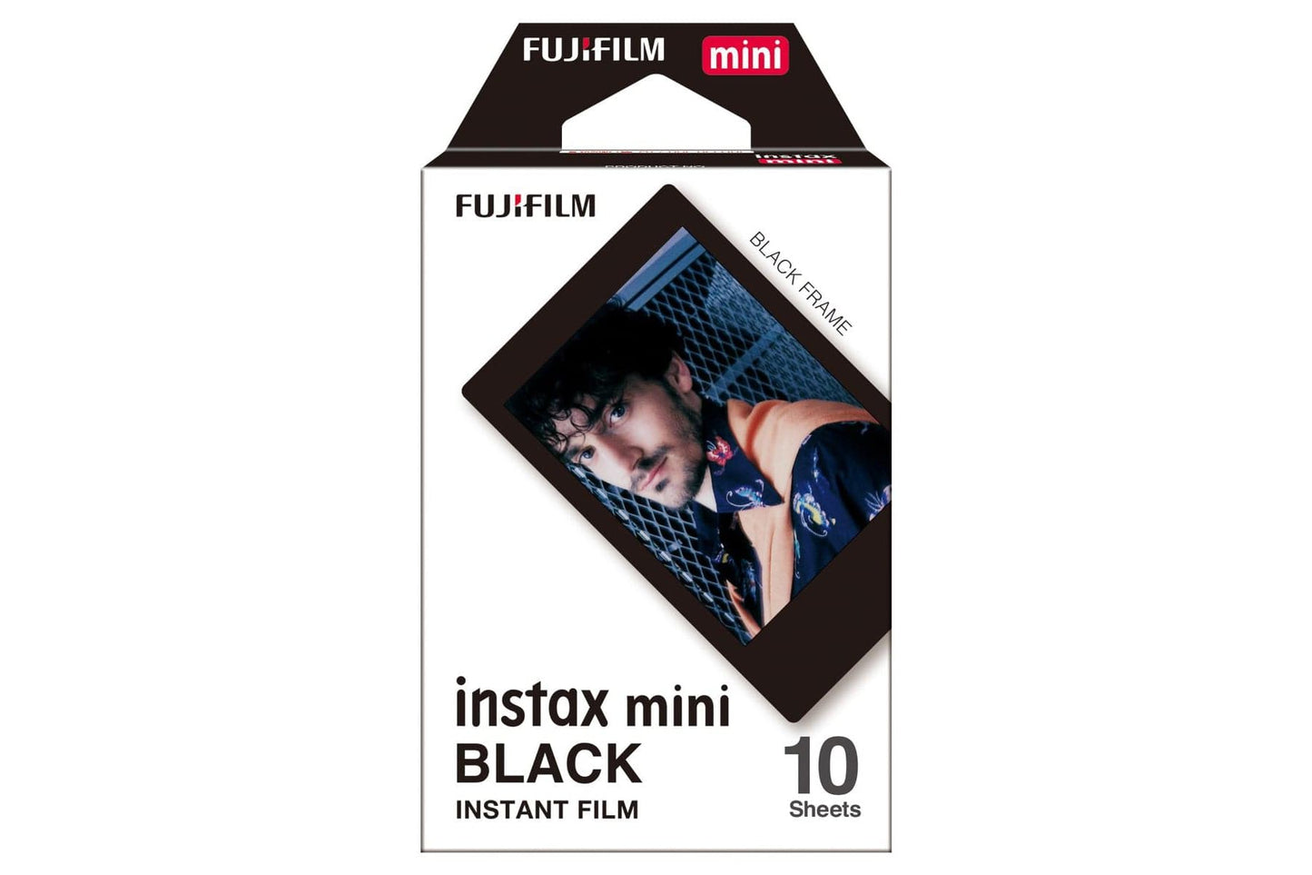Fujifilm Instax Mini Instant Photo Film - Black Pack of 10